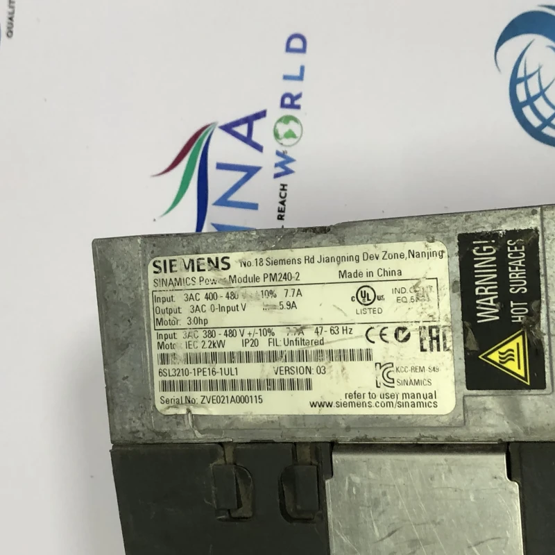 Siemens PM240-2 Power Module SINAMICS G120 3 HP thumbnail 14